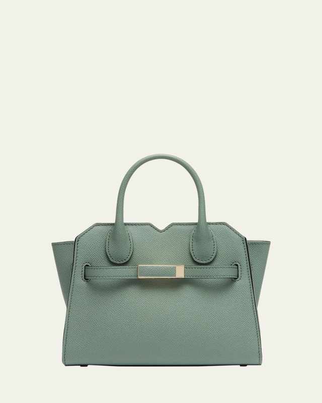 Milano Micro Leather Top-Handle Bag